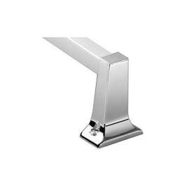 24in Aluminum Towel Bar Posts Set in Chrome