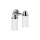 12.95in Wide 2 Light Bathroom Fixture in Chrome