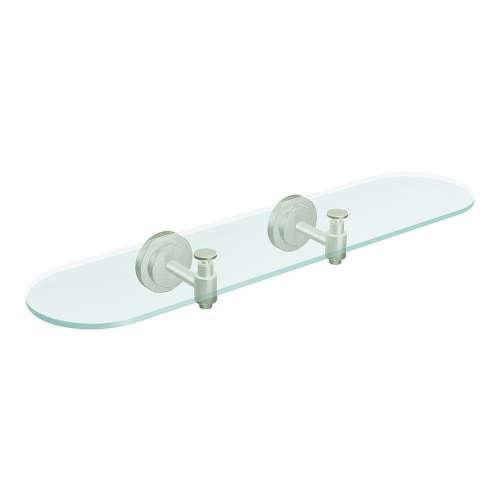 Creative Specialties Iso DN0790BN Glass Shelf in Brushed Nickel