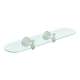 Creative Specialties Iso DN0790BN Glass Shelf in Brushed Nickel