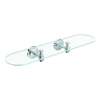 Creative Specialties Iso DN0790CH Glass Shelf in Chrome