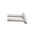 Double 60in Curved Shower Rod in Brushed Nickel