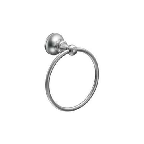 6in Towel Ring with Concealed Mounts in Chrome