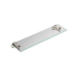 Creative Specialties Sage DN6890BN Glass Shelf in Brushed Nickel