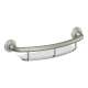16in x 1in Grab Bar with Integrated Shelf in Brushed Nickel