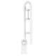 30in x 1-1/4in Fold Up Grab Bar with Integrated Tissue Holder in Glacier