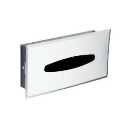 Recessed Tissue Box in Stainless Steel