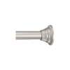 44in - 72in Adjustable Shower Curtain Rod in Brushed Nickel