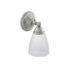 Creative Specialties Brantford YB2261BN Single Light Bathroom Sconce with Frosted Shade in Brushed Nickel