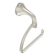 Single Post Toilet Paper Holder in Brushed Nickel