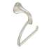 Single Post Toilet Paper Holder in Brushed Nickel