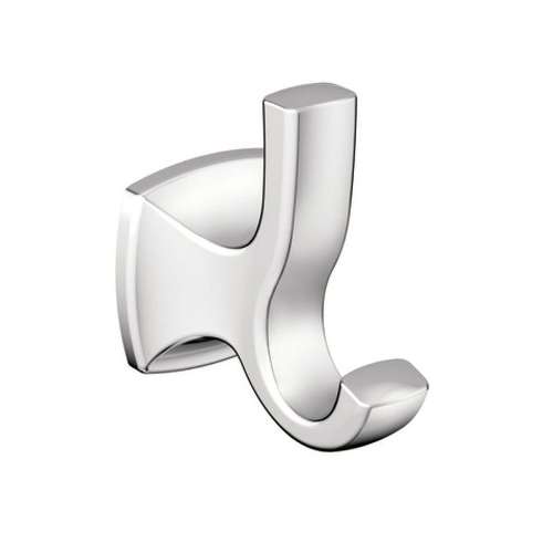 Double Hook Robe Hook in Chrome
