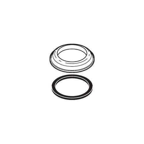 Base with Gasket in Polished Chrome