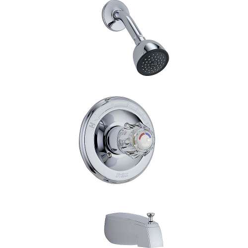 Classic T13422 Bath and Shower Trim with Monitorand Touch Clean Technologies in Polished Chrome