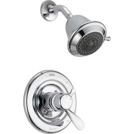 Dual Function Pressure Balanced Shower Trim with Integrated Shower Trim Less Rough-in
