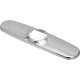 Escutcheon - 3 Hole in Polished Chrome