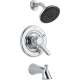 T17438 Lahara Dual Function Pressure Balanced Bath and Shower Trim with Integrated Volume Control Less Rough-in in Polished Chrome