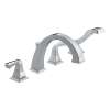 Dryden T4751 Roman Tub Filler with Hand Shower in Polished Chrome