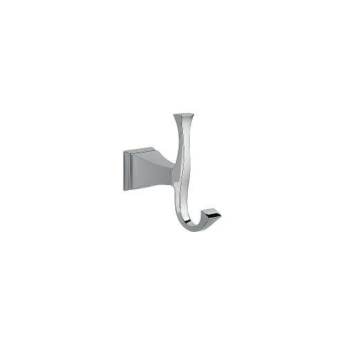 Dryden 75135 Double Robe Hook in Polished Chrome