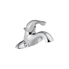 Single Handle Centerset Lavatory Faucet in Polished Chrome