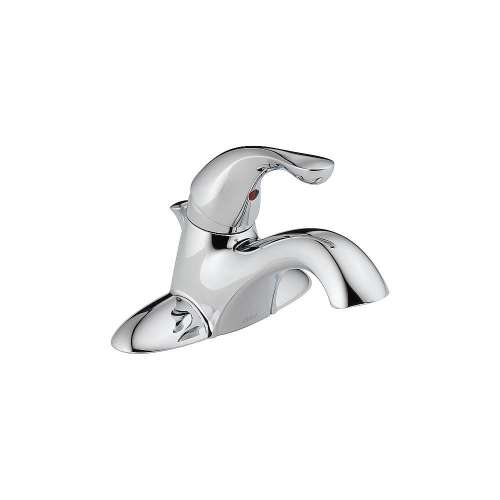 Single Handle Centerset Lavatory Faucet in Polished Chrome