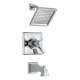 Dryden T17T451 Dual Function Pressure Balanced Thermostatic Bath and Shower Trim with Internal Volumn Control Less Rough-in in Polished Chrome