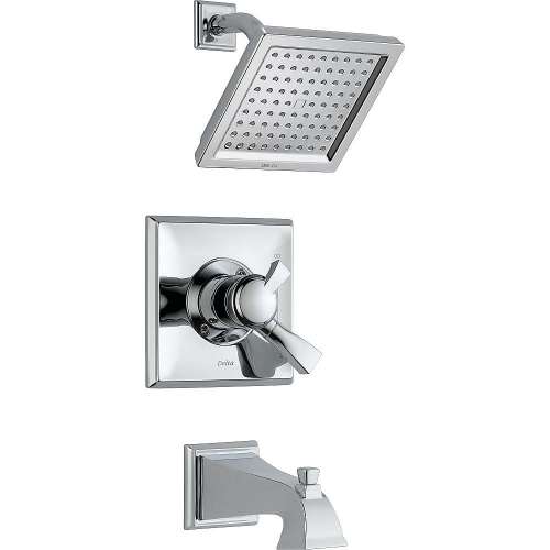 Dryden T17451 Dual Function Pressure Balanced Bath and Shower Trim with Internal Volumn Control Less Rough-in in Polished Chrome