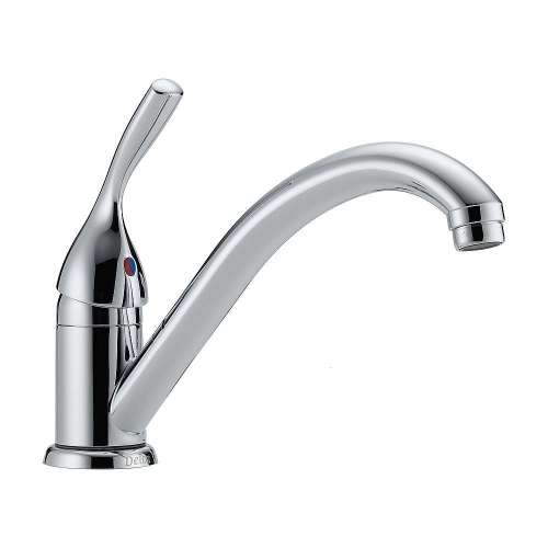Classic 101-DST Single Handle Kitchen Faucet in Polished Chrome