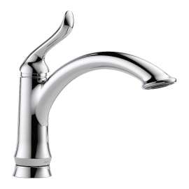 Linden 1353-DST Single Handle Kitchen Faucet in Polished Chrome