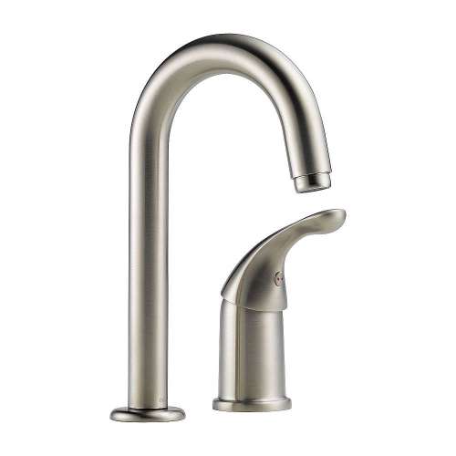 Single Handle Bar/Prep Faucet in Brilliance Stainless