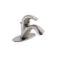 Single Handle Centerset Lavatory Faucet in Brilliance Stainless