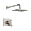 Vero T17253-SS Dual Function Pressure Balanced Shower Trim with Integrated Shower Trim Less Rough-in in Brilliance Stainless
