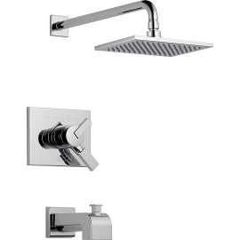 Dual Function Pressure Balanced Bath and Shower Trim with Internal Volumn Control Less Rough-in