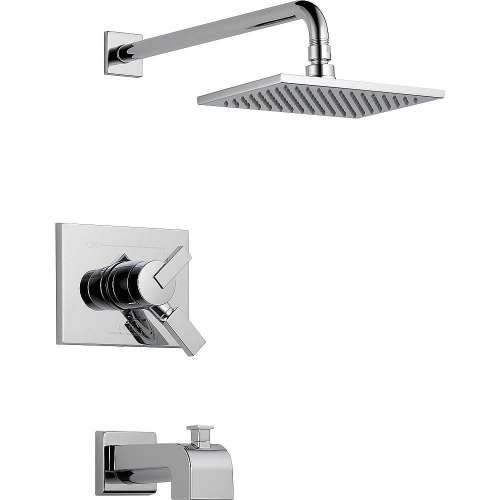 Dual Function Pressure Balanced Bath and Shower Trim with Internal Volumn Control Less Rough-in