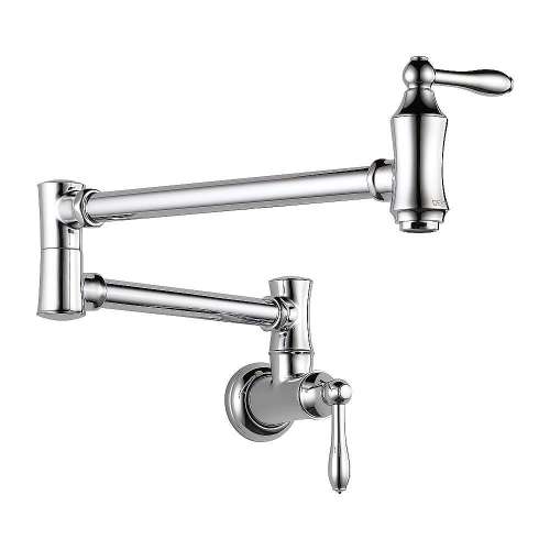 Traditional Wall-Mount Pot Filler Faucet
