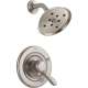 Lahara T17238-SSH2O Dual Function Pressure Balanced Shower Trim with H2Okinetic and Integrated Volumn Control Less Rough-in in Brilliance Stainless