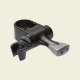 Universal Showering Grab Bar Hand Shower Mount in Black