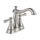2597LF-SSMPU Cassidy Two Handle Centerset Lavatory Faucet - Metal Pop-Up in Brilliance Stainless