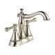 Two Handle Centerset Lavatory Faucet - Metal Pop-Up in Brilliance Polished Nickel
