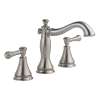 Two Handle Widespread Lavatory - Metal Pop-Up in Brilliance Stainless