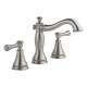 Two Handle Widespread Lavatory - Metal Pop-Up in Brilliance Stainless
