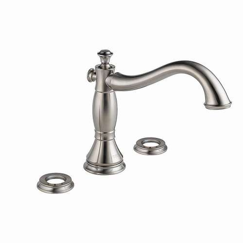 T2797-SSLHP Cassidy Roman Tub Filler Less Handles in Brilliance Stainless