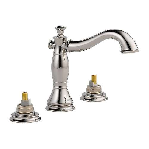 Wall Mounted Bathroom Faucet in Polished Nickel