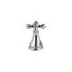 Two Cross Bath Roman Tub Handle Kit in Polished Chrome