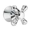 Single Cross Bath Handle Kit in Polished Chrome