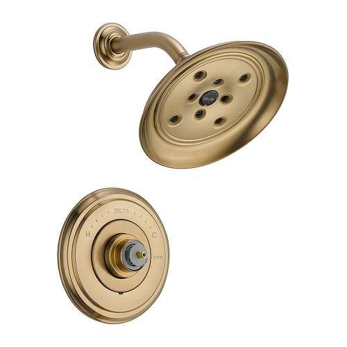 Shower Trim Single Function Pressure Balanced Less Handle and Rough-in in Champagne Bronze
