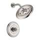 Shower Trim Single Function Pressure Balanced Less Handle and Rough-in in Polished Nickel