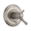 T17T097-SS Cassidy Dual Function Thermostatic Valve Trim with Integrated Volume Control Less Rough-in in Brilliance Stainless