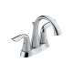 Lahara 2538-MPU-DST Two Handle Centerset Lavatory Faucet - Metal Pop-Up in Polished Chrome