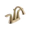 Lahara 2538-CZMPU-DST Two Handle Centerset Lavatory Faucet - Metal Pop-Up in Champagne Bronze